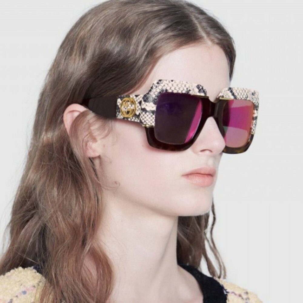 Gucci snakeskin sunglasses - Picture 2 of 6